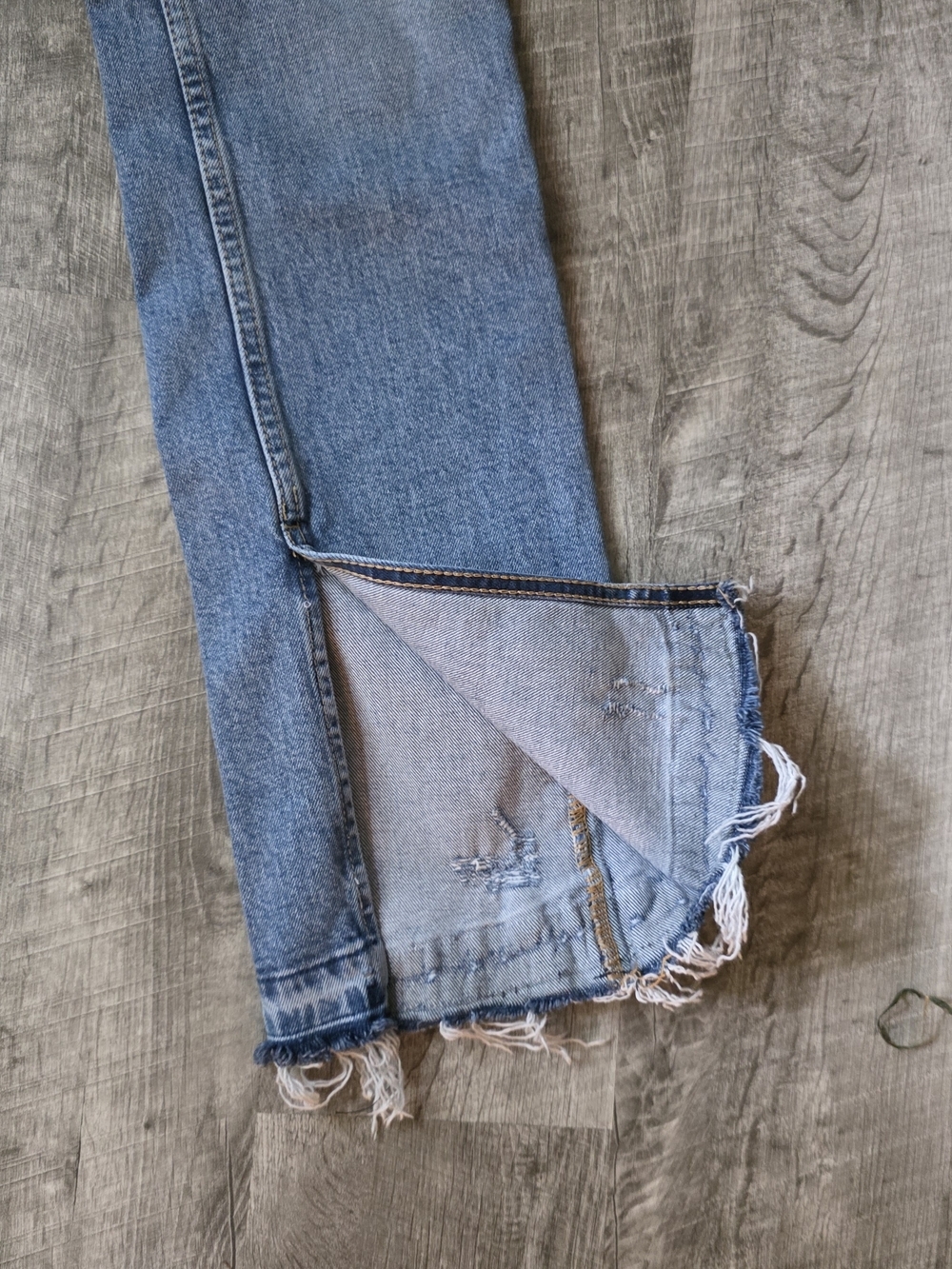 We The Free Light Blue Wide Leg Jeans - Picture 3 of 7